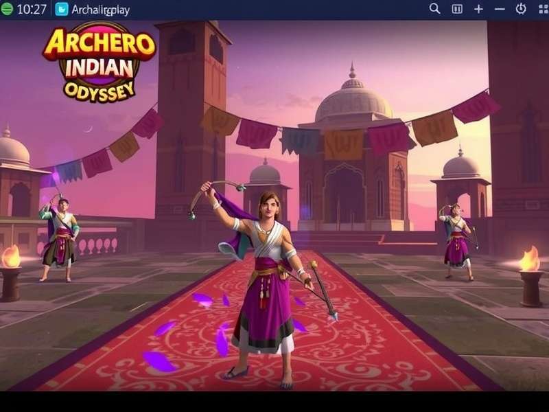 Archero Indian Odyssey Holi event gameplay